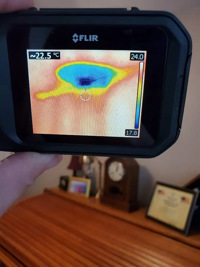 Thermal imaging inspection for water damage in Gloucester Point