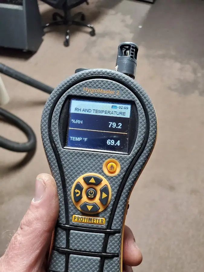 Moisture meter humidity assessment for Fire & Smoke Damage Restoration in Gloucester Point